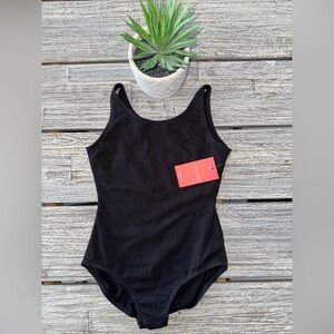 Girls Capezio Tank Leotard w/ Ballet Leg-line, Sz Large